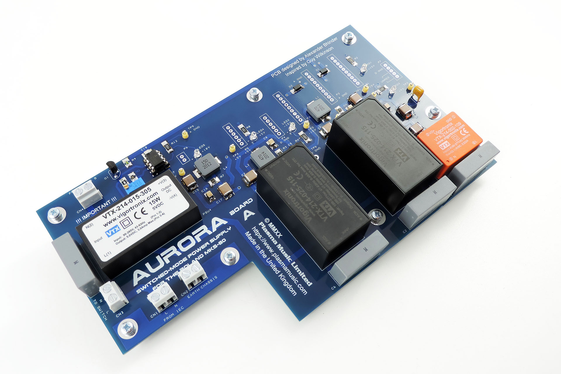 Aurora Board A replacement power supply for the Roland MKS-80