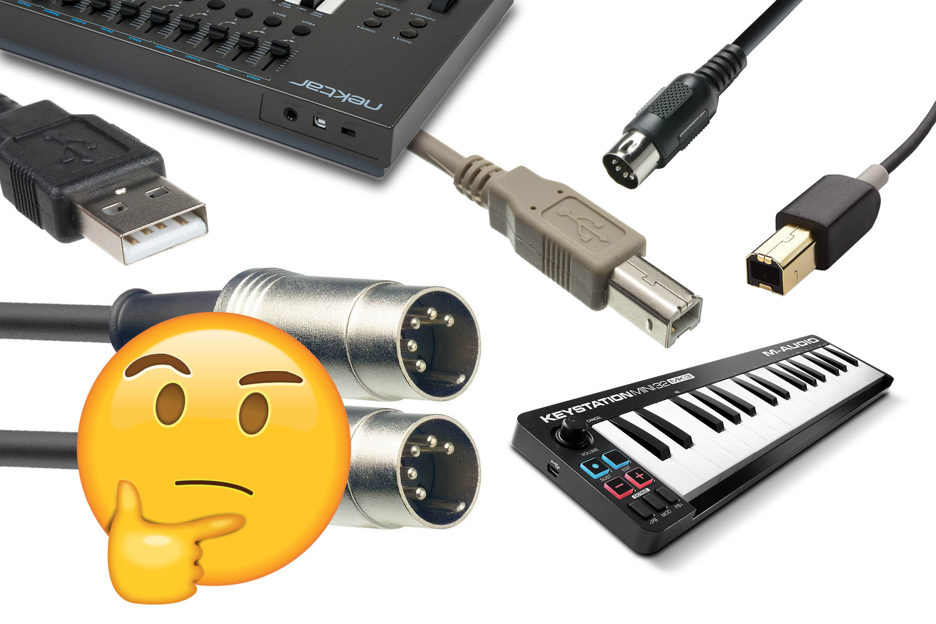 Vænne sig til Undertrykkelse Forkert USB MIDI Keyboard to MIDI Hardware How To - Plasma Music Limited