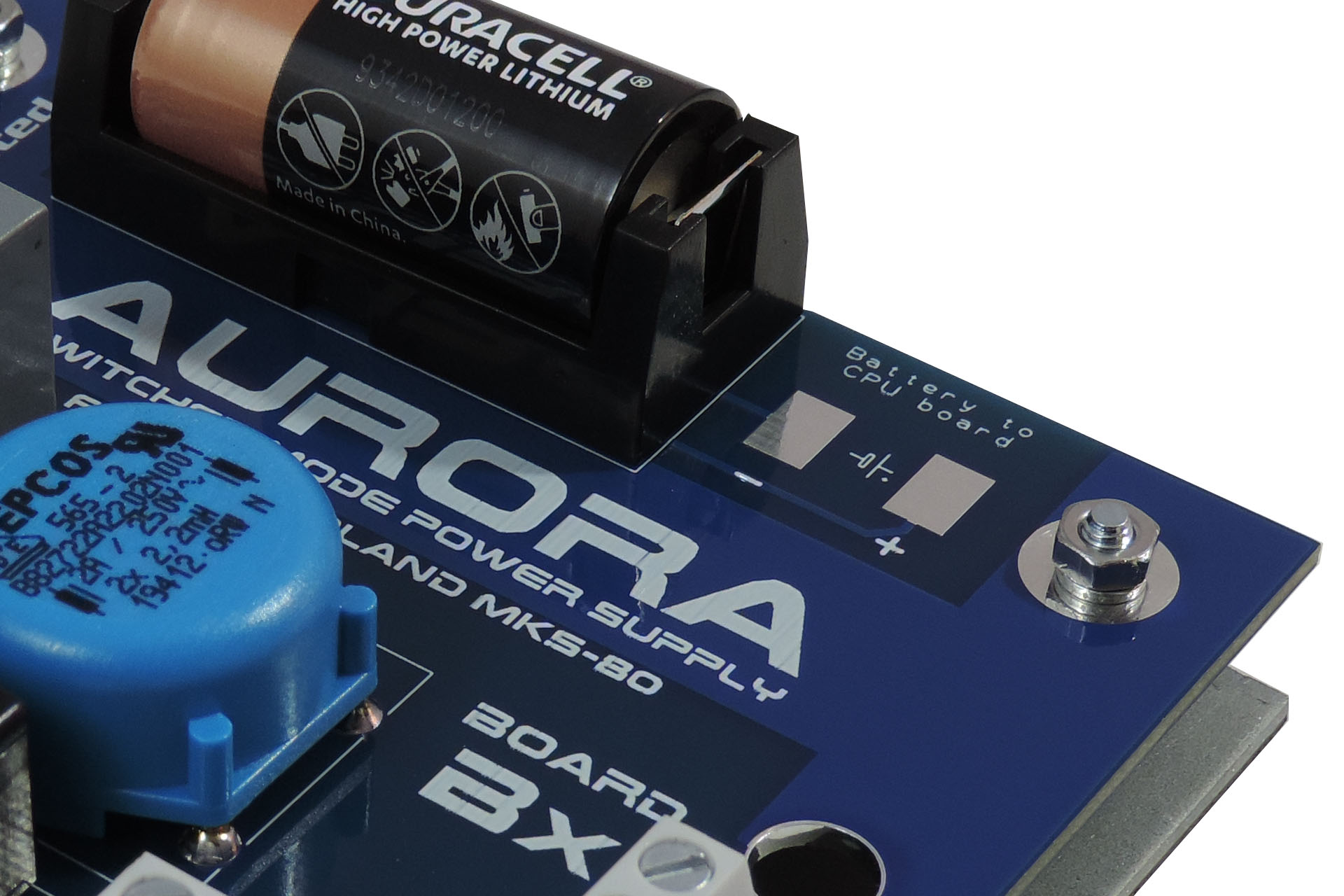 Aurora Bx Battery Connection Points