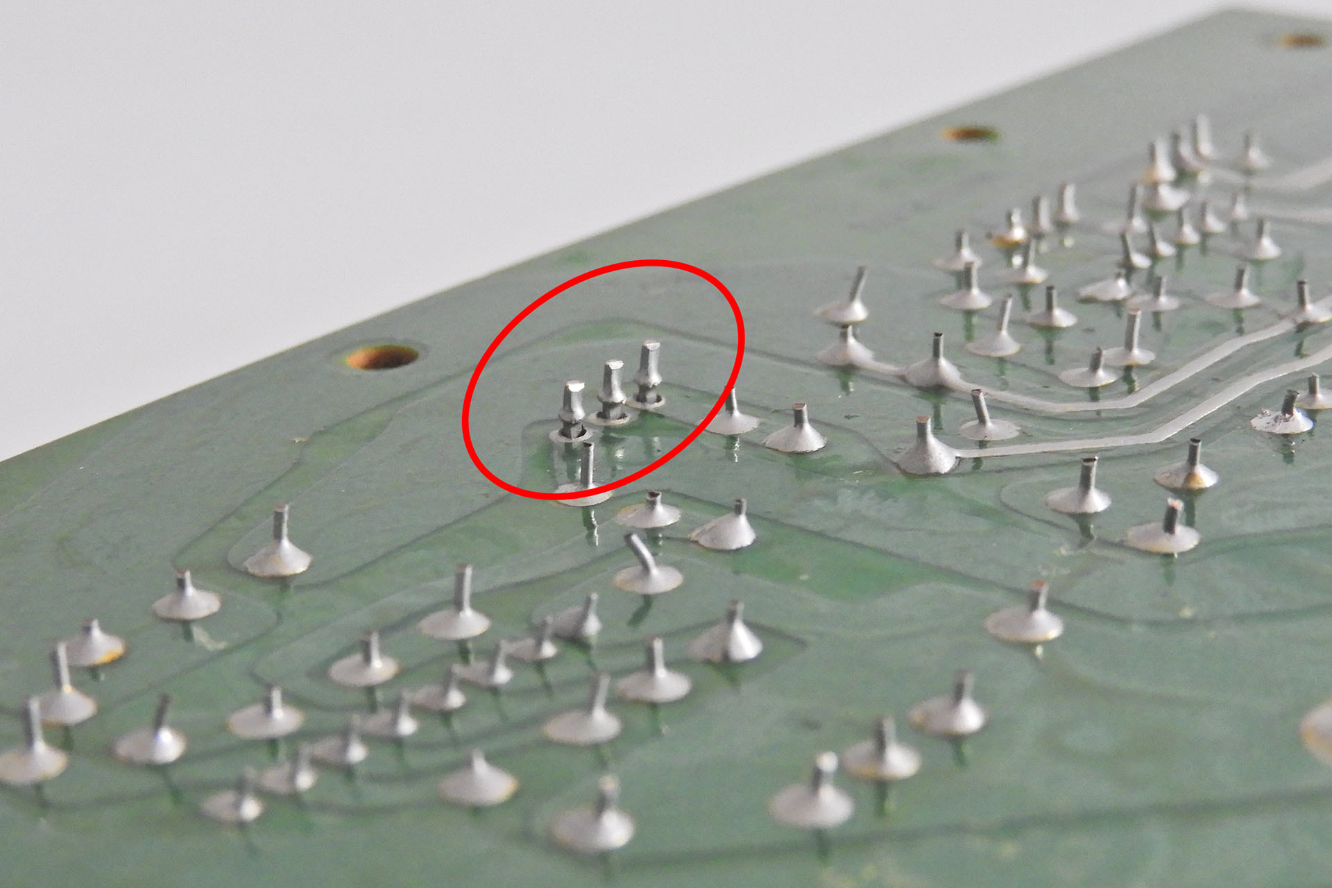 Dry joints underneath MKS-70 Power Supply PCB