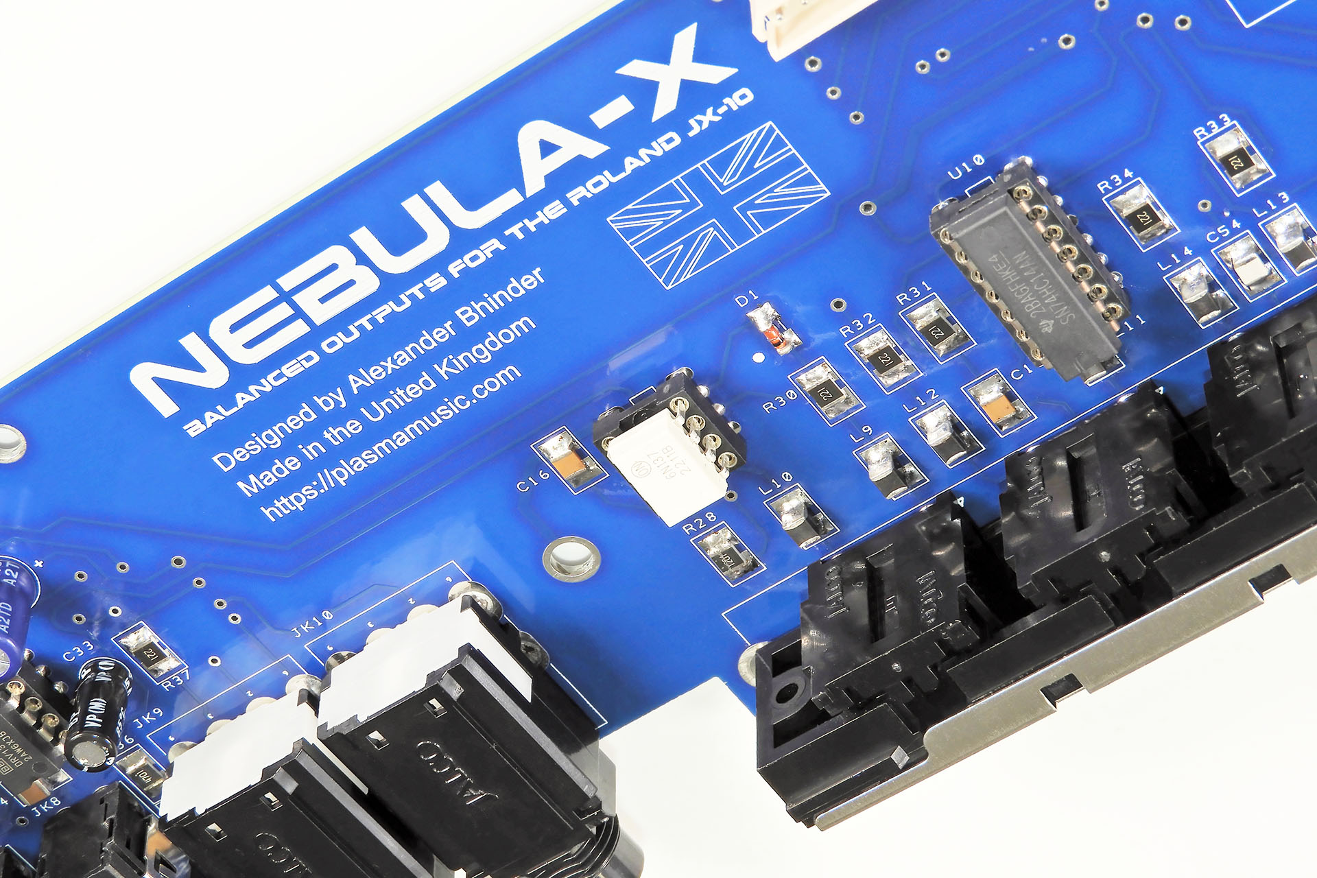 Every Nebula-X balanced outputs for the Roland JX-10 is hand-made by me in the United Kingdom