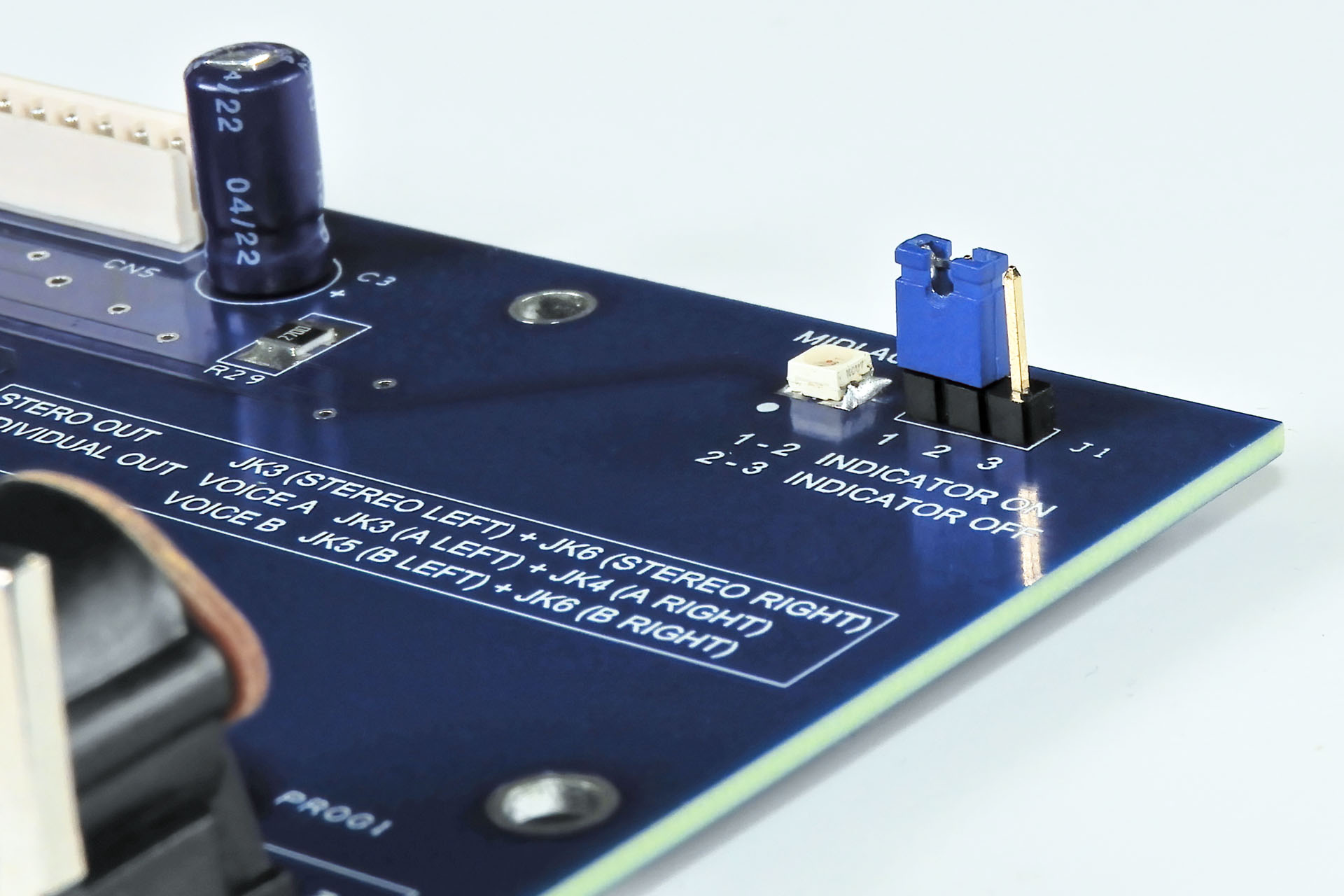 MIDI IN indicator on Nebula-X