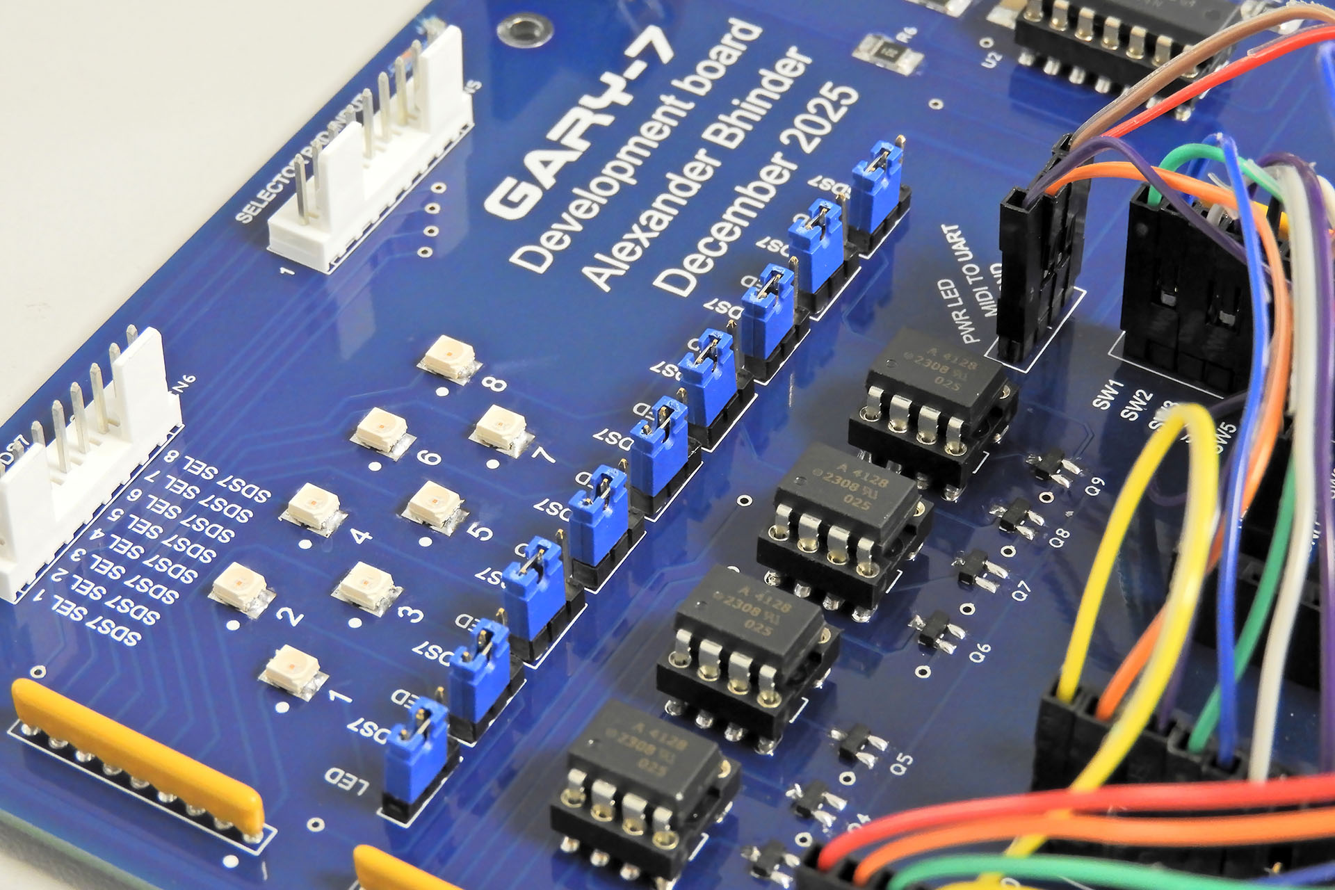 Gary 7 output destination selection switches